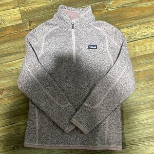 Patagonia quater zip purple size 12 girls kids